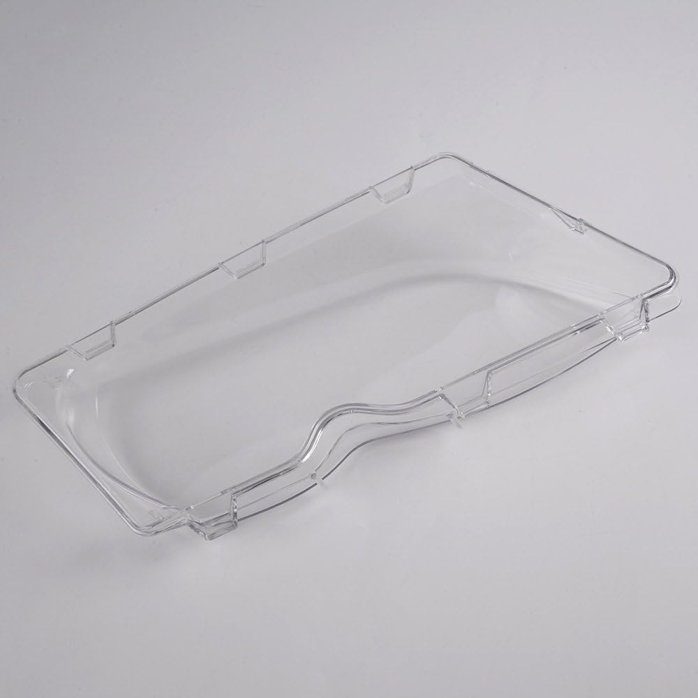 2 piezas de cubierta transparente para faros delanteros compatibles con BMW E46 serie 3 4DR 2002-2005 izquierda derecha delantera cubierta de lente