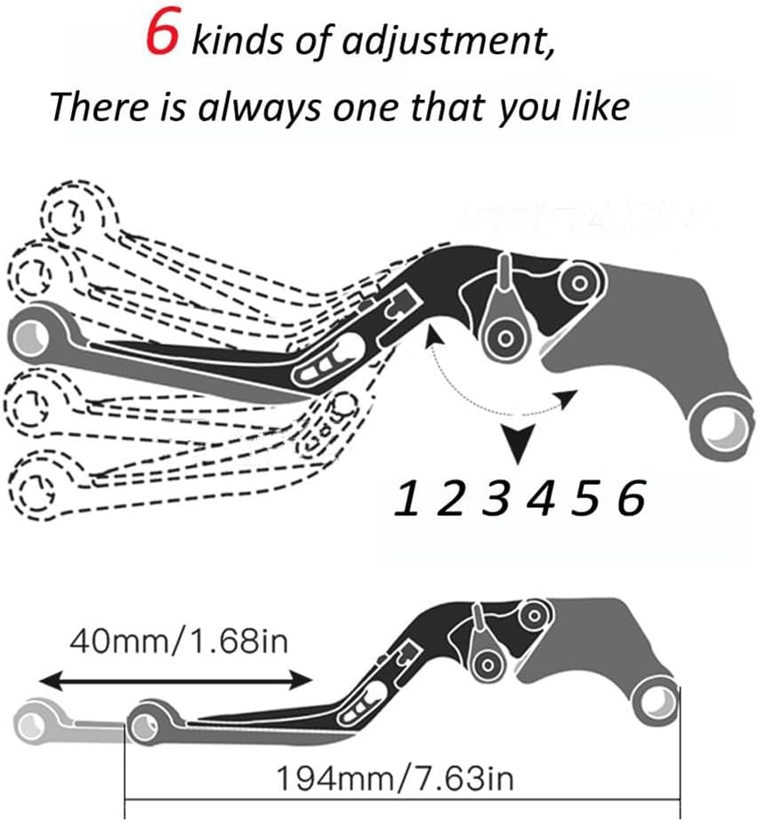 Empuñaduras de mano de motocicleta para Ya&maha XTZ125 XTZ 125 XTZ-125 2003 2004 2005 2006 2007 2008 2009 2010 11-2016 Manillar de embrague de freno