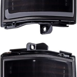 Astra Depot 2 luces intermitentes de luz intermitente LED ámbar blanco y ámbar dinámico para remolque, luz indicadora DRL de estacionamiento, Astra Depot 2 luces intermitentes de luz intermitente LED ámbar blanco y ámbar dinámico para remolque, luz indicadora DRL de estacionamiento,