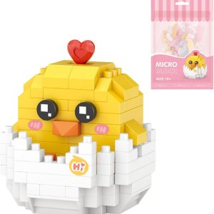 Aetheria Juego de 150 bloques de animales de construcción de pollitos, decoración creativa del hogar, ladrillos de juguete para niños o adultos, Aetheria Juego de 150 bloques de animales de construcción de pollitos, decoración creativa del hogar, ladrillos de juguete para niños o adultos,