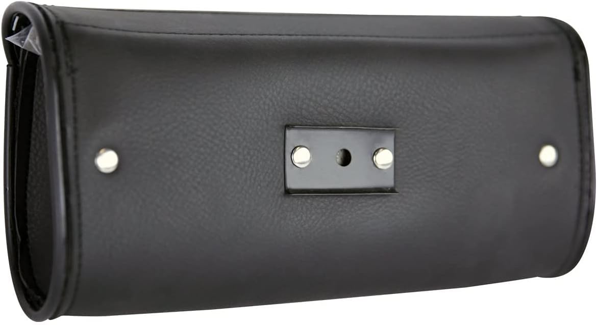 Unisex Impermeable Universal Cromo tachonado Parabrisas Duarable Y Cómodo Bolsa De Motocicleta Talla única Negro
