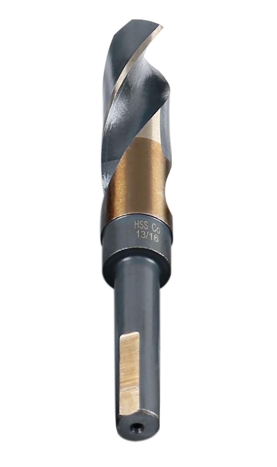 Accusize Industrial Tools Taladro S y D ANSI M35 (HSS + 5% cobalto) de 1316 pulgadas, vástago de 12 pulgada, punto de división de 135 grados,