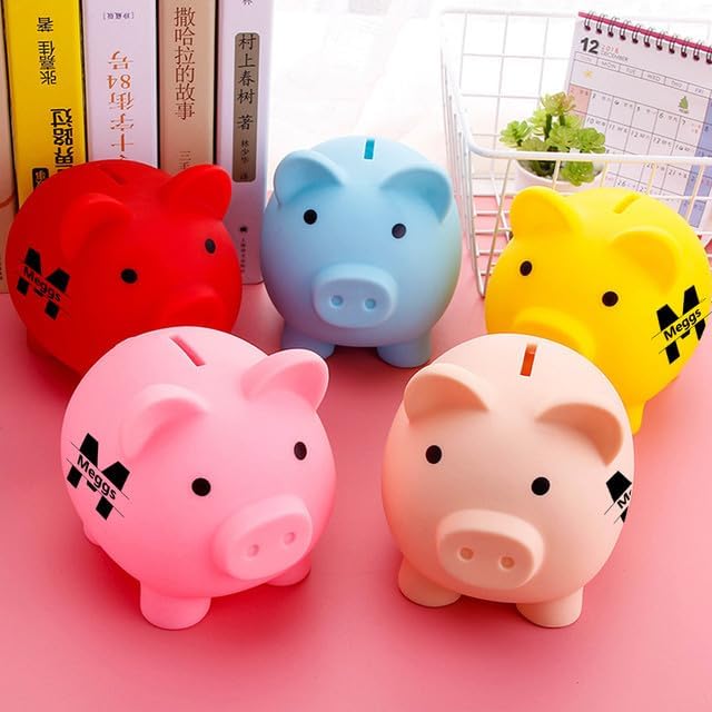Alcancía personalizada, nombre personalizado para niñas y niños, banco de dinero de plástico irrompible, alcancías de tres tamaños, regalos para