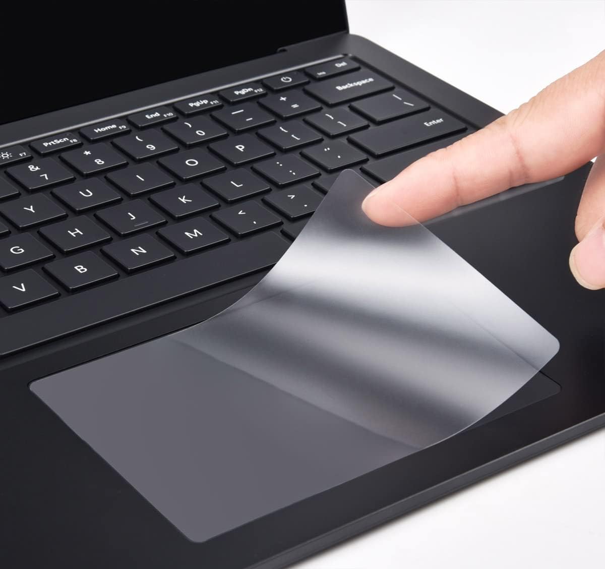 2 piezas Protector de trackpad para laptop Microsoft Surface 5 4 3 13.5 pulgadas, cubierta de almohadilla táctil, antiarañazos, antiagua, para