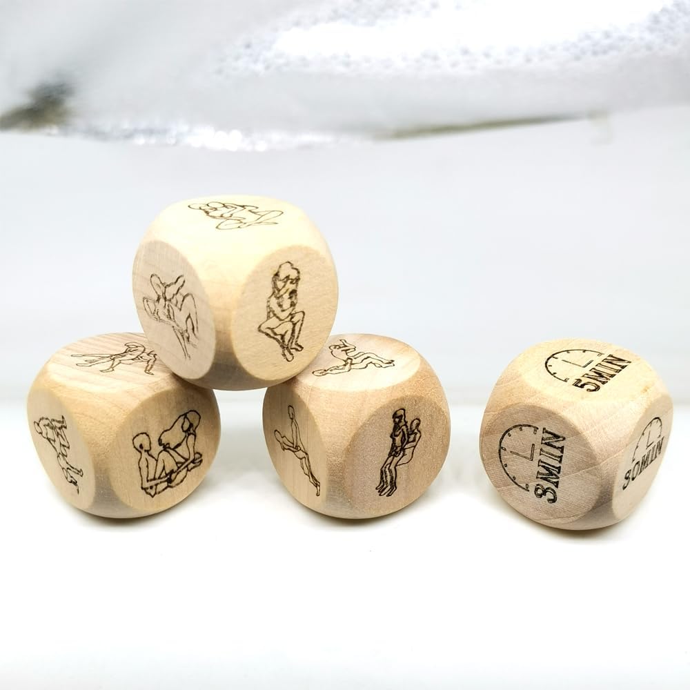 4 piezas romántica yoga privado parlante pareja dadopareja cita noche ideas decidir dadosnoche de amor travieso dadosmejorar el amor de la pareja