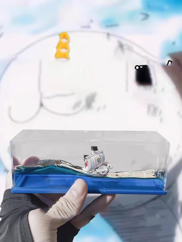 NETFEN Botella de deriva de líquido de crucero, botella acrílica de deriva, para decoración de automóvil, vitrinas y regalos