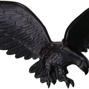 Águila de pared para asta de bandera, 24 pulgadas, negro Águila de pared para asta de bandera, 24 pulgadas, negro