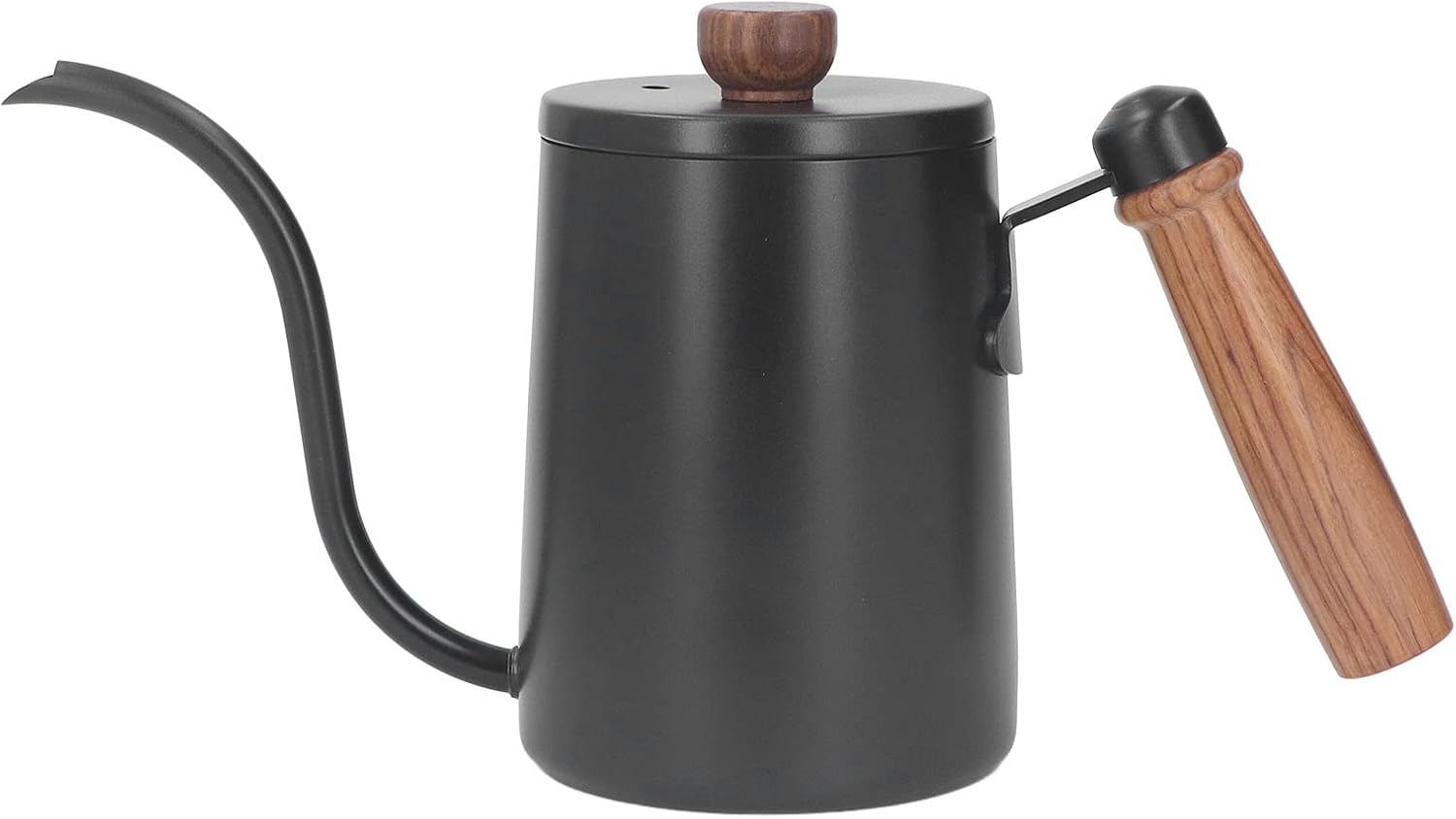 20.3 fl oz 20oz verter sobre el hervidor de café vertido sobre la tetera de cuello de cisne con mango de madera, verter sobre el hervidor de café,