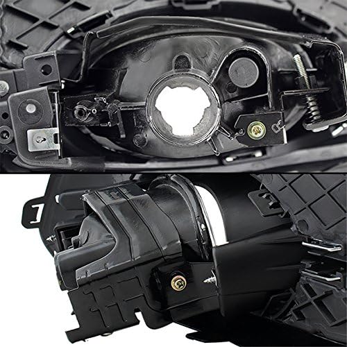 AKKON – Para Honda Civic 2DR Coupe 2014 2015 lente transparente parachoques conducción niebla luz con interruptor + bombillas