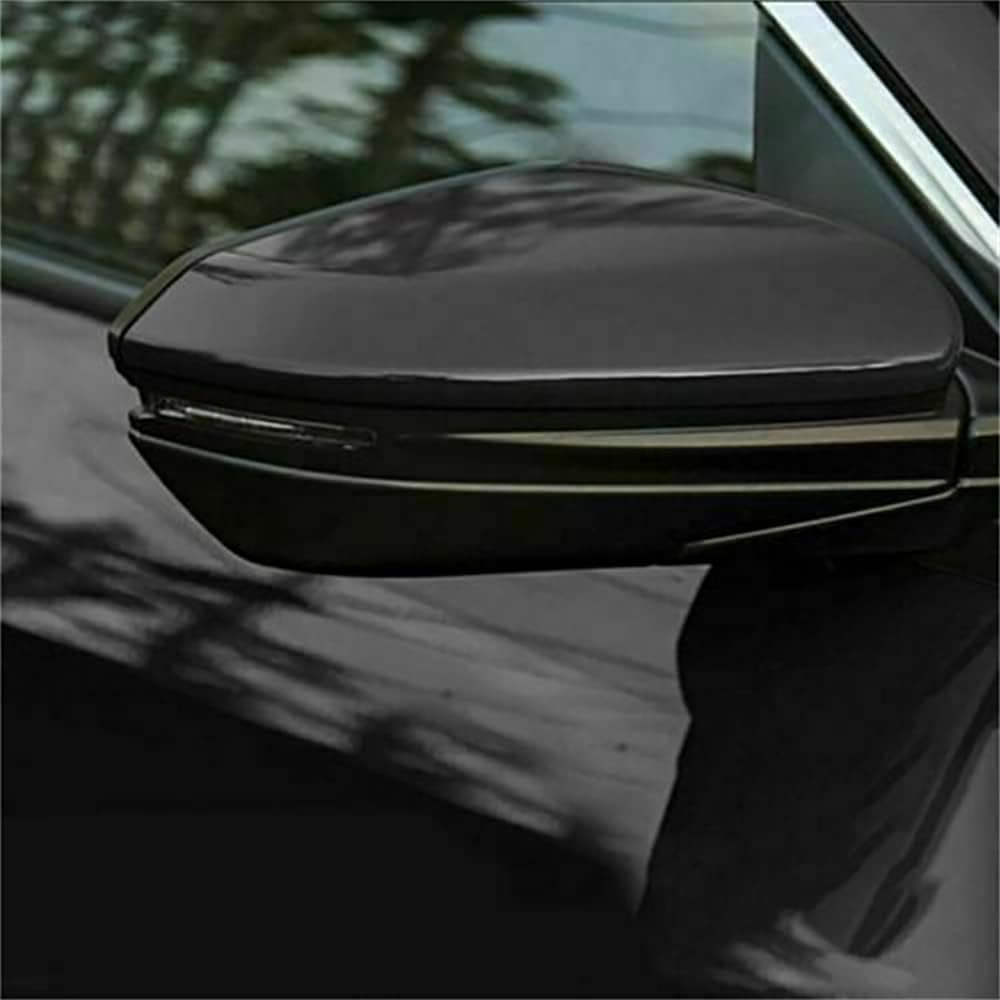 TOTMOX Carcasa para espejo retrovisor, cubierta para espejo retrovisor lateral, compatible con Honda Civic 10th 2016-2020, lado izquierdo del