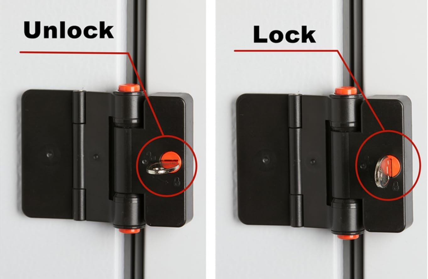 Cerraduras adhesivas para refrigerador, cerradura de puerta de nevera de doble botón con llave, cerradura de puerta a prueba de niños, cerradura de