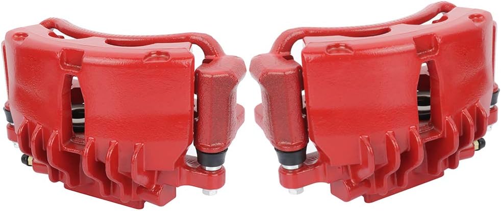 SCITOO Pinzas de freno delanteras izquierdas+derecha con soporte 18-B4722 18-B4723 compatible para Ford para Mustang 1999-2002