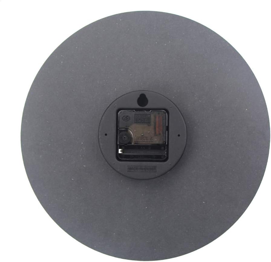 Reloj de pared  Reloj de pared silencioso sin tictac de 12 pulgadas, funciona con pilas, reloj decorativo de madera de estilo moderno y simple para