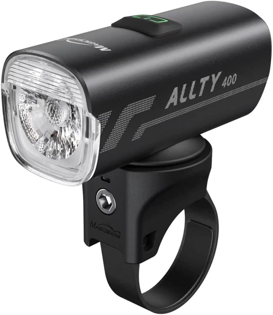 Magicshine Allty – Luces para bicicleta de cercanías Allty 400, Allty 600, Allty 800 Luz de bicicleta de carretera, USB tipo C recargable, IPX7