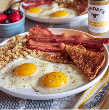 Kinders Buttery – Paquete grande de 19 onzas  Buttery Steakhouse Condimento mixto sin gluten (paquete variado de 2 botellas de 9.5 onzas cada una)