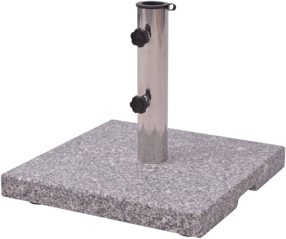 Soporte para paraguas de 44 libras, base para exteriores, resistente para patio, sombrilla, peso para exteriores, paraguas de granito sólido, con un