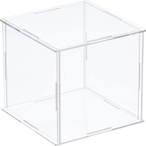 MECCANIXITY Caja de exhibición transparente, caja de acrílico monta caja a prueba de polvo, 3.9 x 3.9 x 3.9 pulgadas para coleccionables, MECCANIXITY Caja de exhibición transparente, caja de acrílico monta caja a prueba de polvo, 3.9 x 3.9 x 3.9 pulgadas para coleccionables,