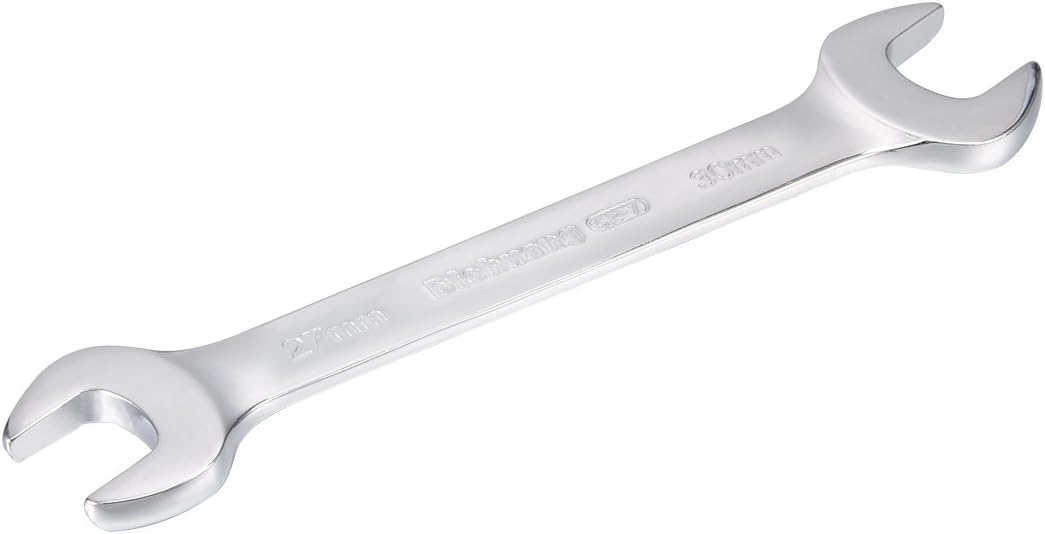 uxcell Llave métrica doble de extremo abierto 1.063 in x 1.181 in