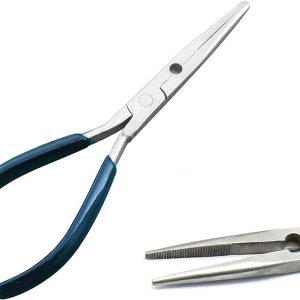 OdontoMed2011 Alicates del pescador de la nariz de la aguja del acero inoxidable de 6″ Alicates del pescador con los apretones del vinilo OdontoMed2011 Alicates del pescador de la nariz de la aguja del acero inoxidable de 6″ Alicates del pescador con los apretones del vinilo