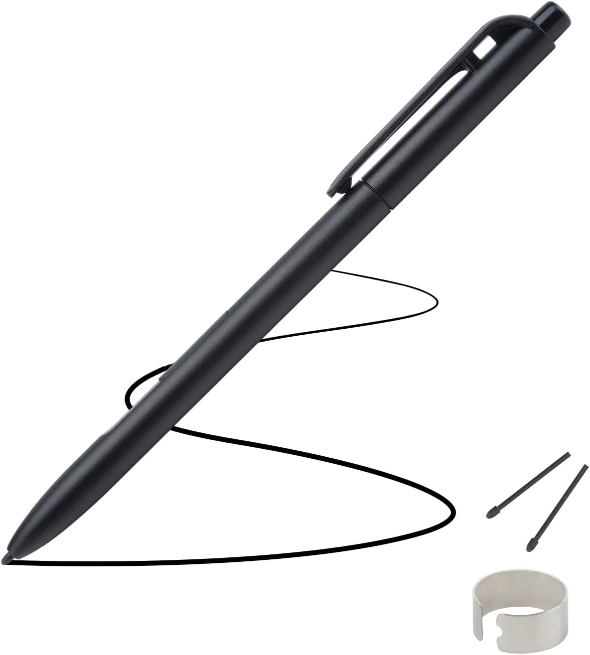 EMR Stylus para 2 bolígrafos notables con borrador, bolígrafo de repuesto para tableta Notable 2, bolígrafos digitales con nivel de presión 4096,