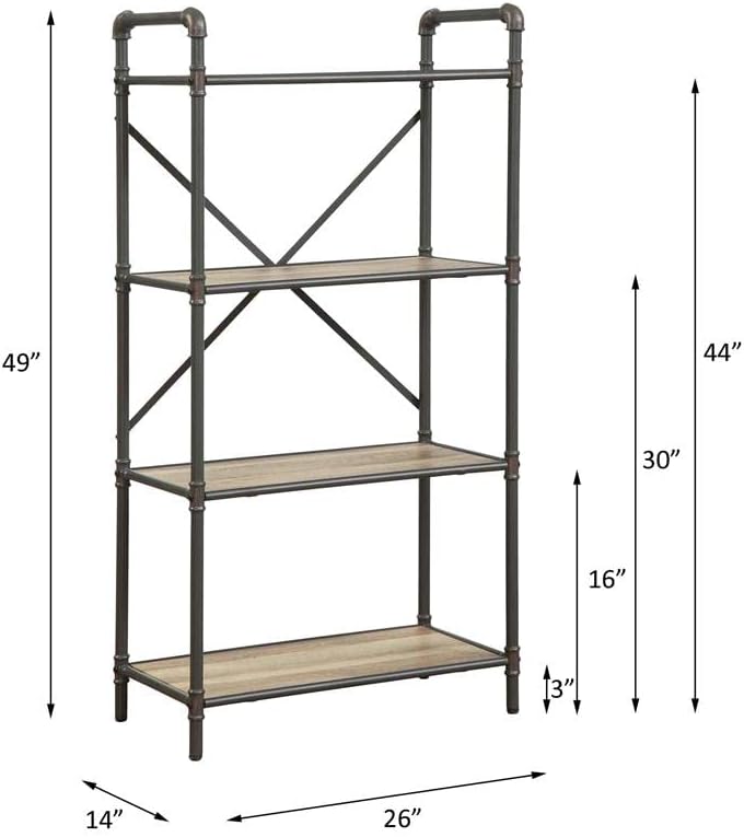 ACME Furniture Estantería Itzel (4 estantes)
