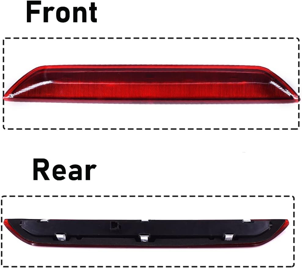 Rear Center Third 3rd Brake LED Light High Mount Stop Light Lamp Fits for 2015-2020 Ford Transit 150 Transit 250 Transit 350 350 HD