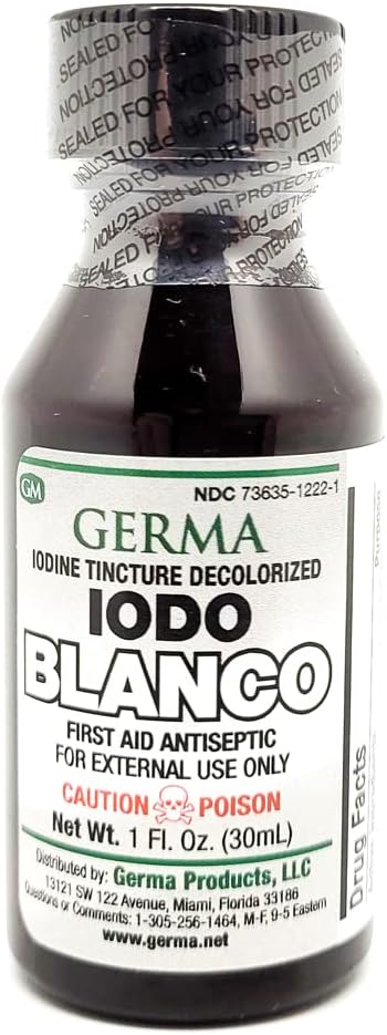 GERMA Tintura de yodo decolorado, líquido