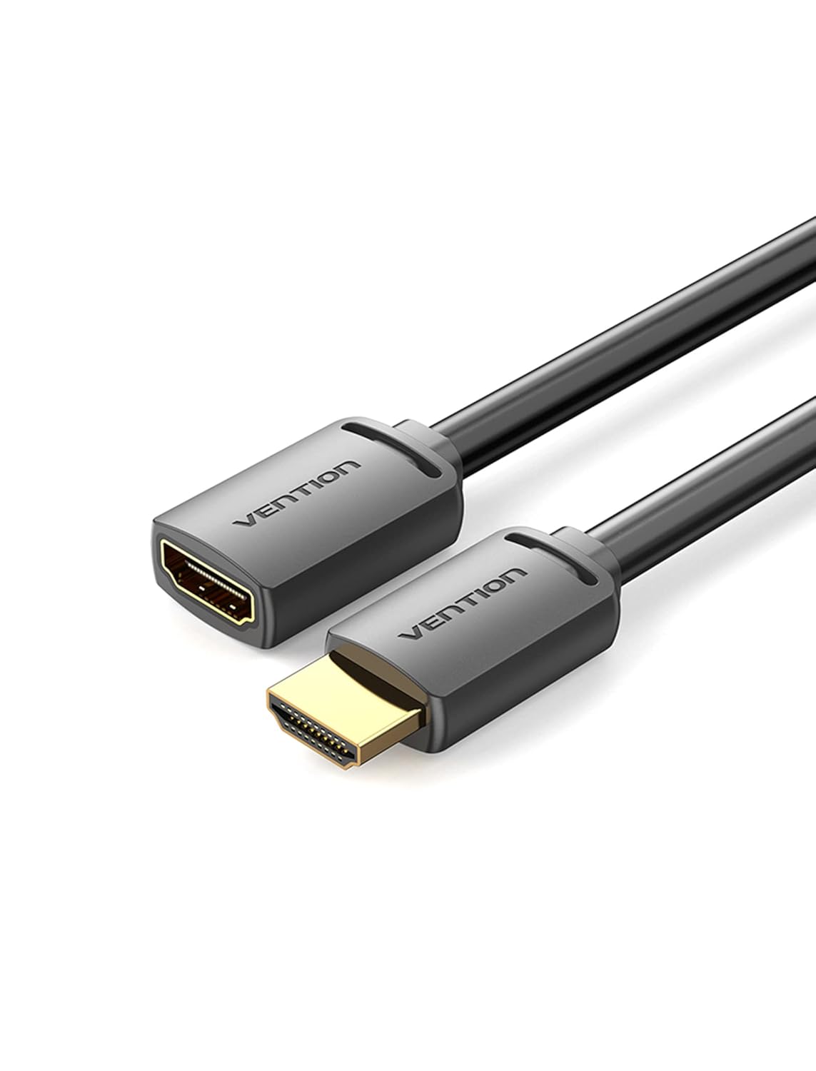 VENTION Cable de extensión HDMI 4K, extensor HDMI de 5 pies macho a hembra, cable adaptador de alta velocidad compatible con Roku TV Stick PS5 PS4