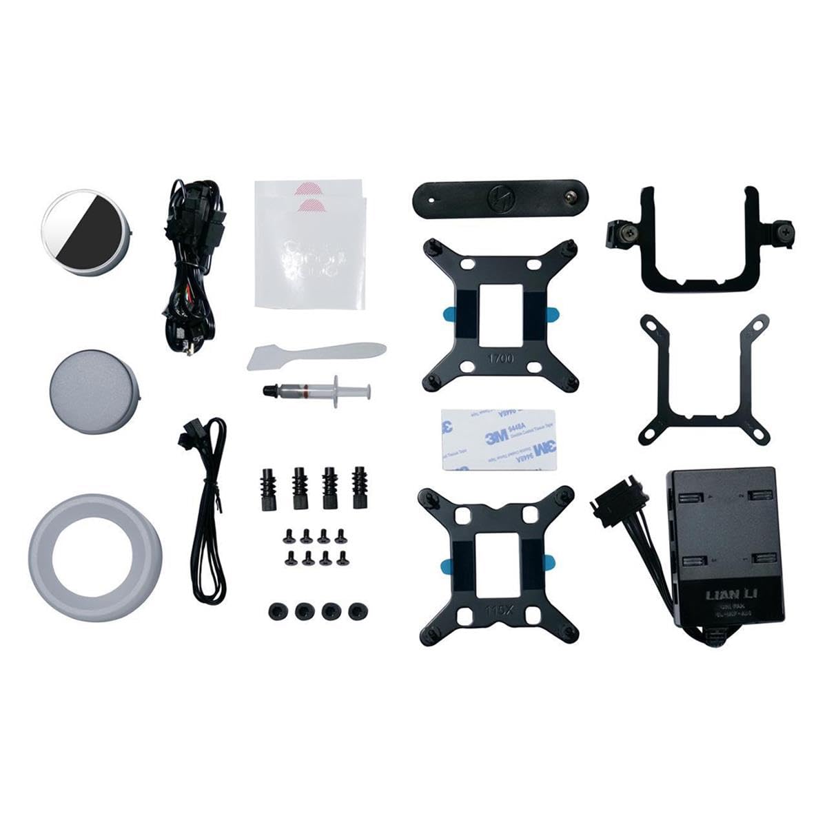 Lian-Li Galahad II Trinity SL-INF 9.449 in All-In-One ARGB Enfriador líquido para CPU – Blanco