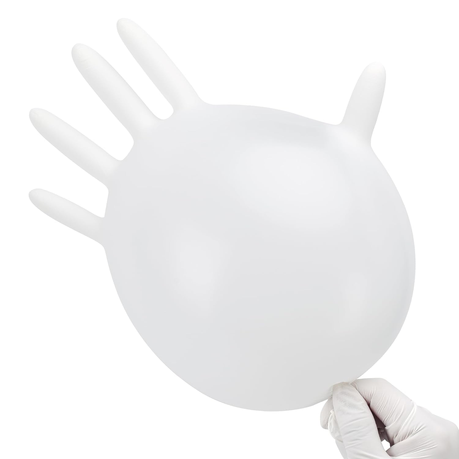 Guantes desechables de nitrilo para examen, 3 mil, talla M, caja de 1000, guantes de nitrilo blanco desechables sin látex para médicos, limpieza,