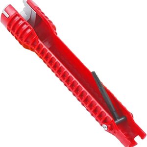 Llaves de tubería 8 en 1 llave de drenaje antideslizante llave de reparación de fregadero de cocina, llave de montaje de grifo de inodoro de baño Llaves de tubería 8 en 1 llave de drenaje antideslizante llave de reparación de fregadero de cocina, llave de montaje de grifo de inodoro de baño