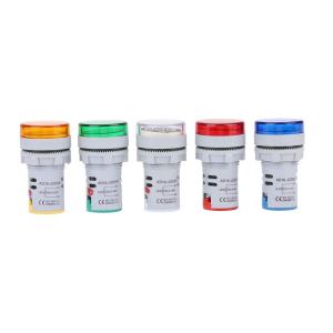 YWBL-WH DC 6-100V Volt Meter LED Digital Voltímetro Medidor de voltaje de luz Indicador de señal Probador de lámpara redonda YWBL-WH DC 6-100V Volt Meter LED Digital Voltímetro Medidor de voltaje de luz Indicador de señal Probador de lámpara redonda