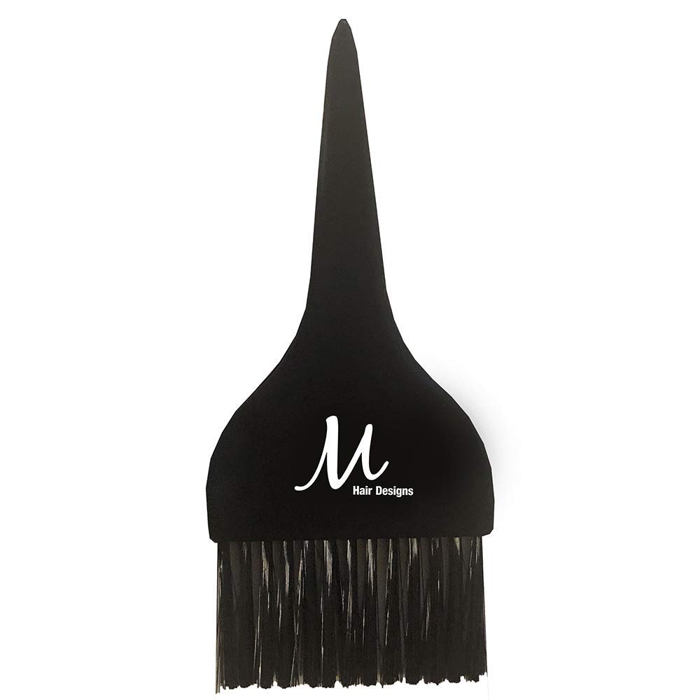 Schwarzkopf Igora Royal 7-0 – Tinte permanente para el cabello rubio medio y cepillo de tinte M Hair Designs (paquete de 2 artículos)
