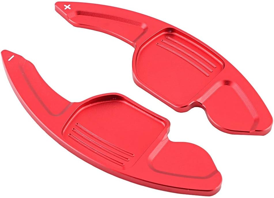 Qiilu Paleta de cambio de palanca de cambios para volante de coche, hoja de extensión para A3 A4L A5 A6L A78 S3567 SQ5 RS36 R8 Q357 (2 piezas)