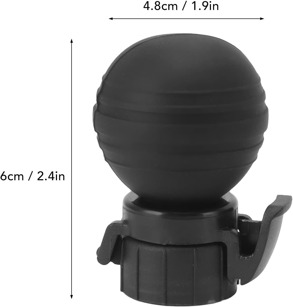Fizz Keeper – Tapa de bomba de soda, resistente al desgaste, reutilizable, a prueba de fugas, silicona para bebidas (negro)