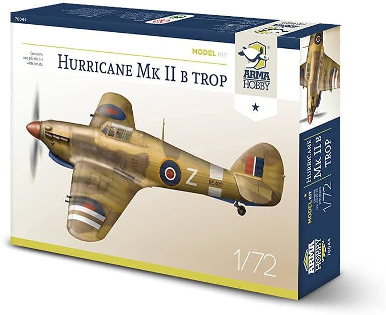 Arma Hobby Escala 172 Huracán Mk II B con filtro tropical – Kit de construcción de modelos de plástico # 70044