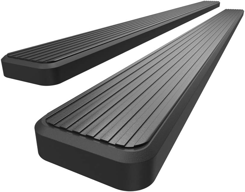 HD Ridez Estribo lateral de 6 pulgadas, acero inoxidable, color negro, compatible con Toyota Tacoma 1995-2004 Extended Xtra Cab (4WD o Prerunner 2WD