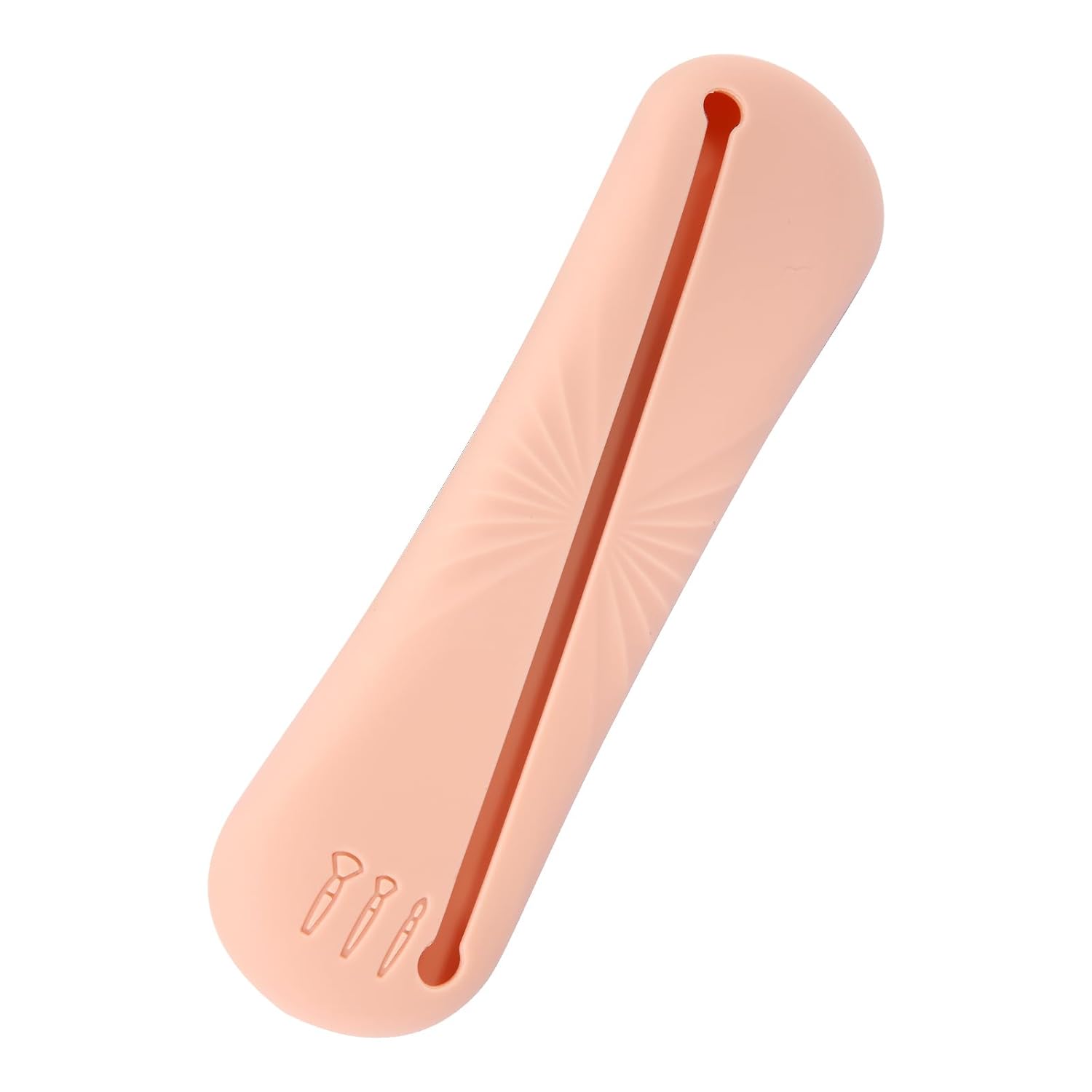 Soporte de silicona para brochas de maquillaje de viaje, soporte para brochas de maquillaje de moda para viajes, bolsa organizadora de brochas de