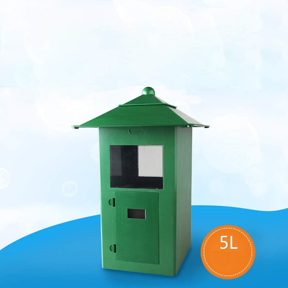 Comedero automático para peces, 5 L, gran capacidad, alimentador de tiempo preciso, alimentador automático de peces para acuario, fines de semana,