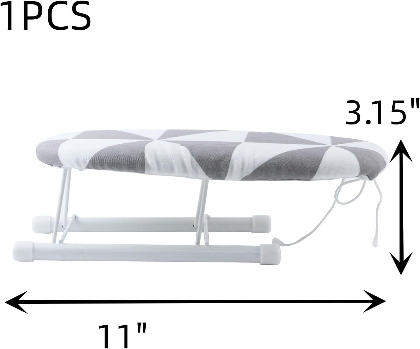 Mini tabla de planchar portátil, tabla de planchar plegable de 10.2 pulgadas, cubierta de tela para cuello, puño, esquina de hombro (estilo 3)