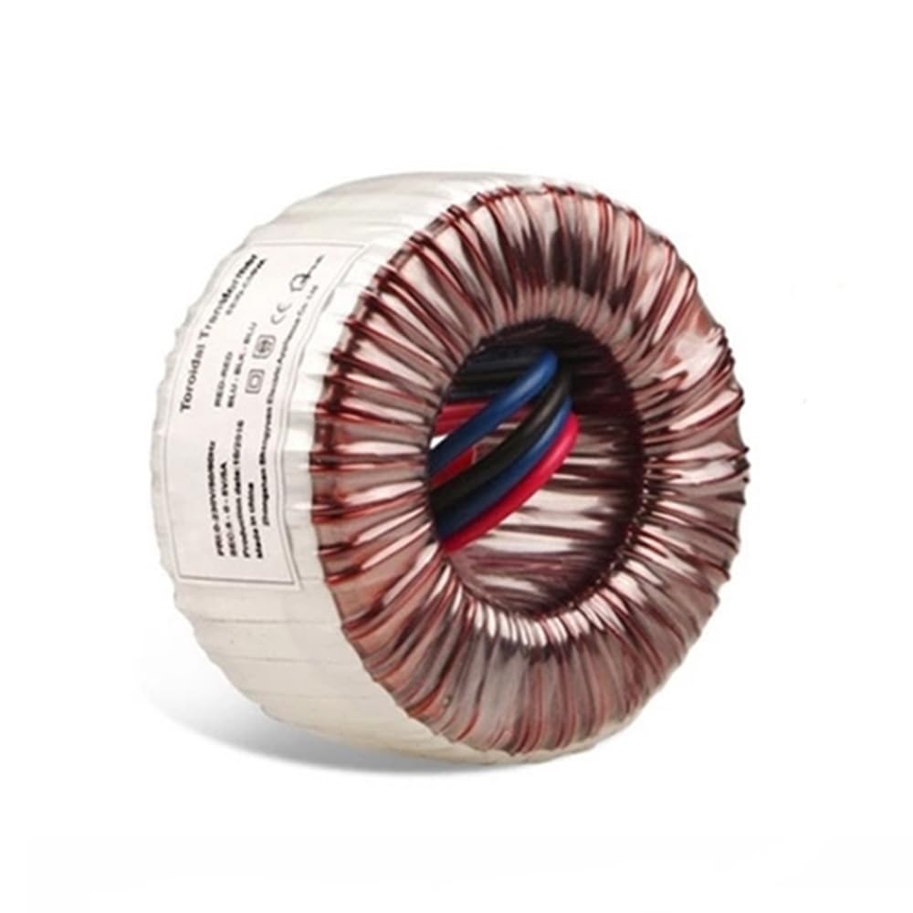 ATO Transformador toroidal de 50 VA, amplificador de transformador toroidal estable monofásico, 120 V a 2 x 24 V, transformadores toroidales de