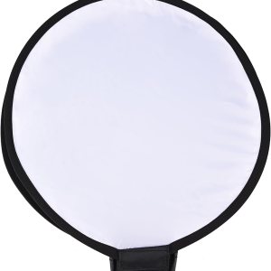Mini plato de belleza redondo portátil Speedlite difusor de flash, plegable y ligero para fotografía de productos, retratos, trabajo de estudio Mini plato de belleza redondo portátil Speedlite difusor de flash, plegable y ligero para fotografía de productos, retratos, trabajo de estudio