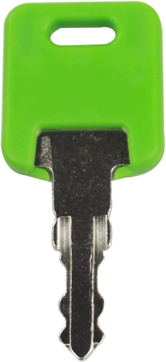 RV Key MK9901 6601 Juego de repuesto para llave de recreativo, paquete de 12, verde, bloqueo de teclado