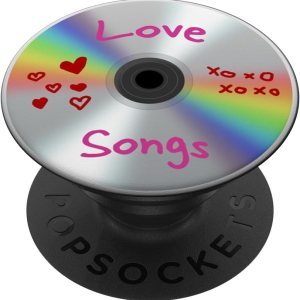 Love Songs CD Retro Compact Disc Vintage 80s 90s Music Hits PopSockets intercambiables PopGrip Love Songs CD Retro Compact Disc Vintage 80s 90s Music Hits PopSockets intercambiables PopGrip
