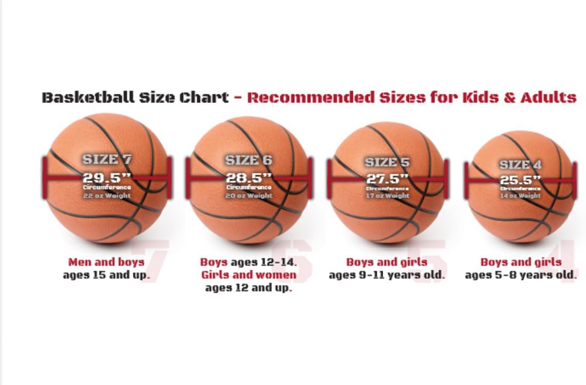 REBOIL Grip – Baloncesto para interiores y exteriores (talla 3  7), baloncesto para niños, baloncesto juvenil para hombre, baloncesto para regalo y