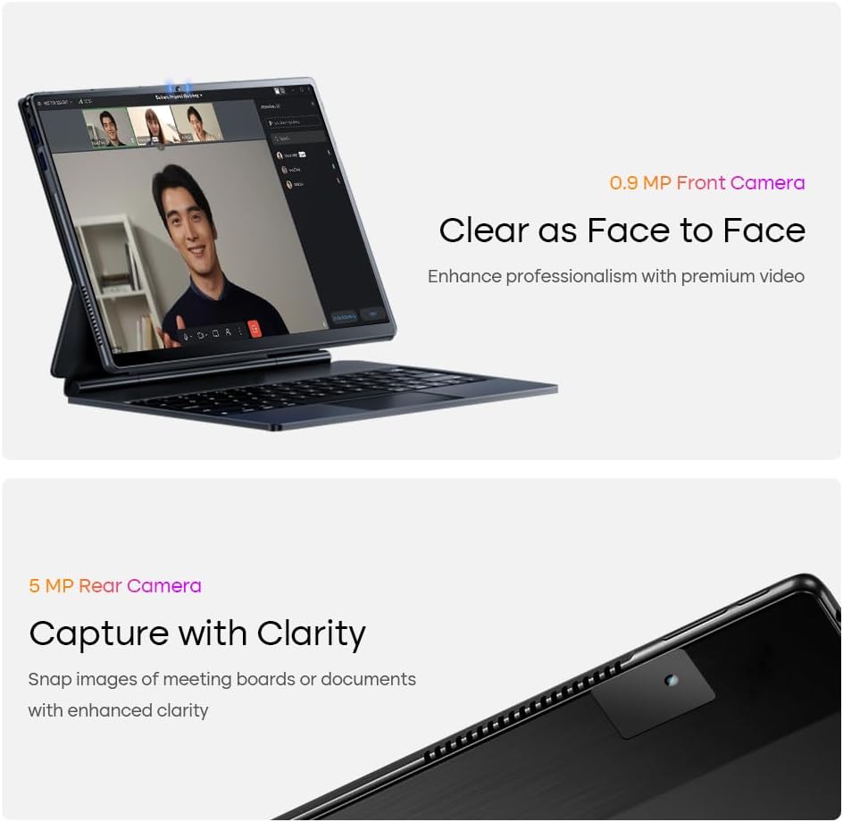 Docooler T30Pro – Computadora portátil con pantalla táctil IPS 2K de 13 pulgadas, 16 GB de RAM 512G-1T SSD, computadora de aprendizaje de oficina