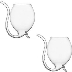 SMLJFO Vampire – Juego de 2 copas de vino de cóctel de 10 onzas con tubo para beber y popote para jugo de champán, hogar, fiesta, club, cristalería, SMLJFO Vampire – Juego de 2 copas de vino de cóctel de 10 onzas con tubo para beber y popote para jugo de champán, hogar, fiesta, club, cristalería,