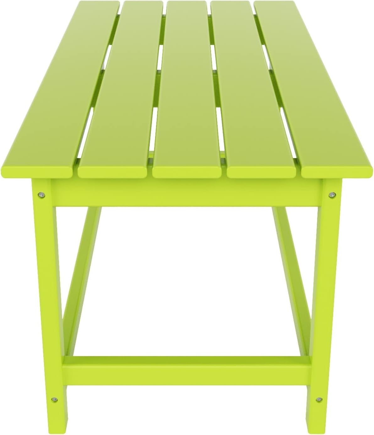 WestinTrends Malibu – Mesa de centro para exteriores, 35 x 17.5 pulgadas, para todo tipo de clima, de madera de polietileno, para patio, jardín,