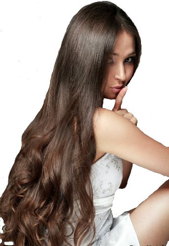 Extensiones de cabello humano Remy (Remi) de 20 a 22 pulgadas, color marrón oscuro (color #2), juego de lujo de cabeza completa de 10 piezas gruesas
