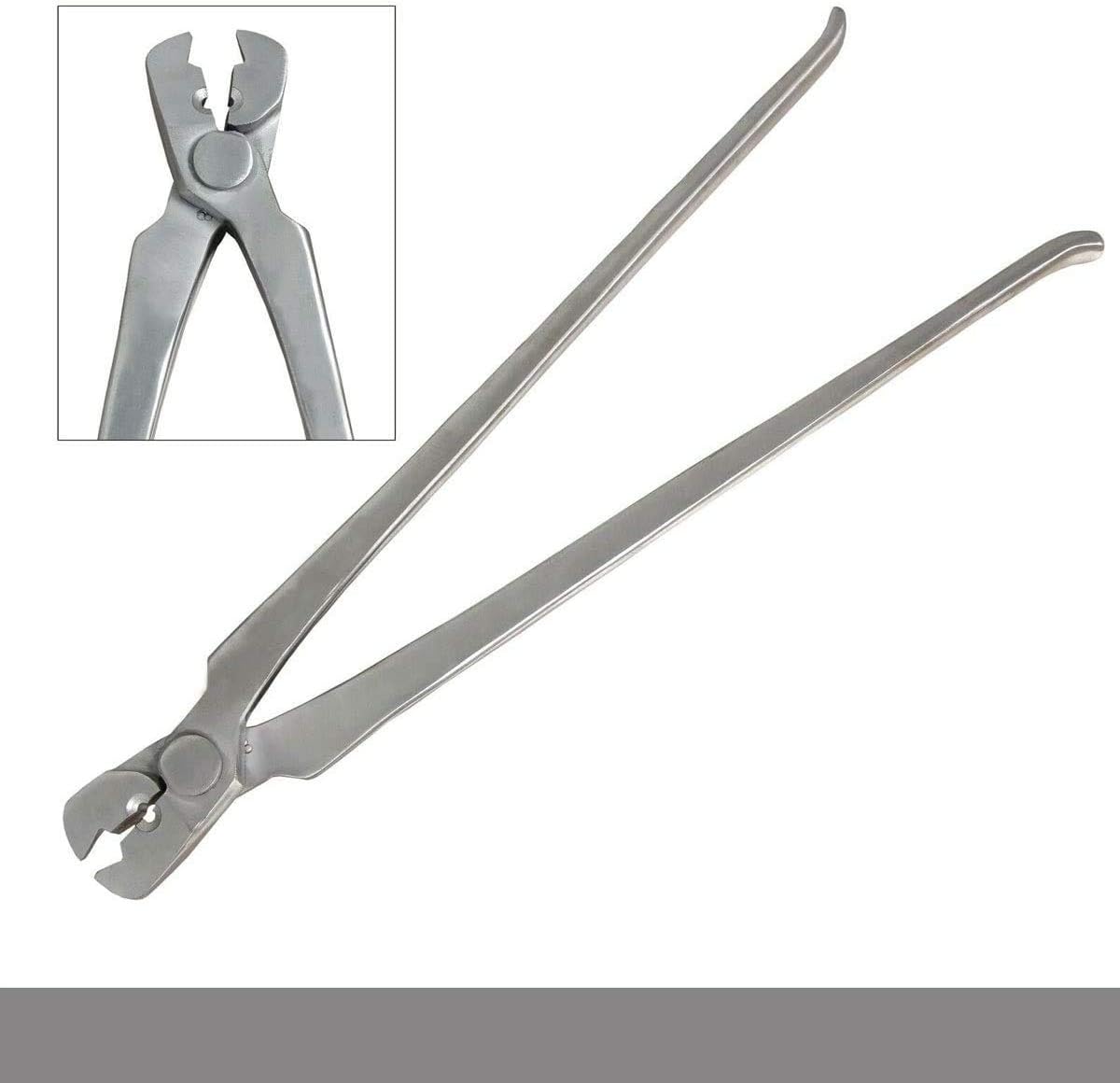 Extractor de clavos Farrier Herramienta de acero vanadio en acabado opaco